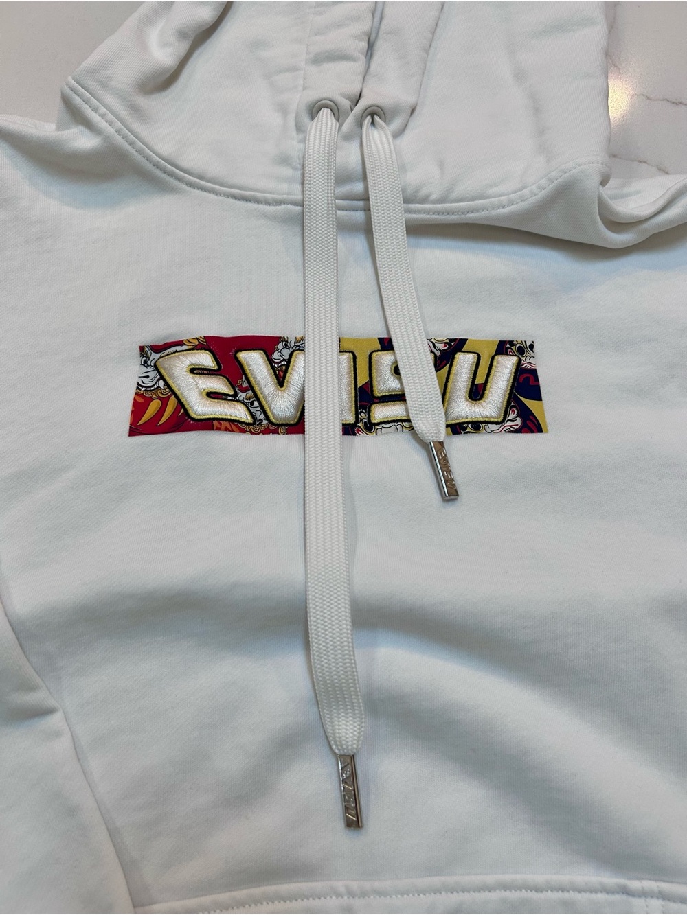Evisu Daruma Buddies graphic Japanese hoodie - Picture 3 of 9